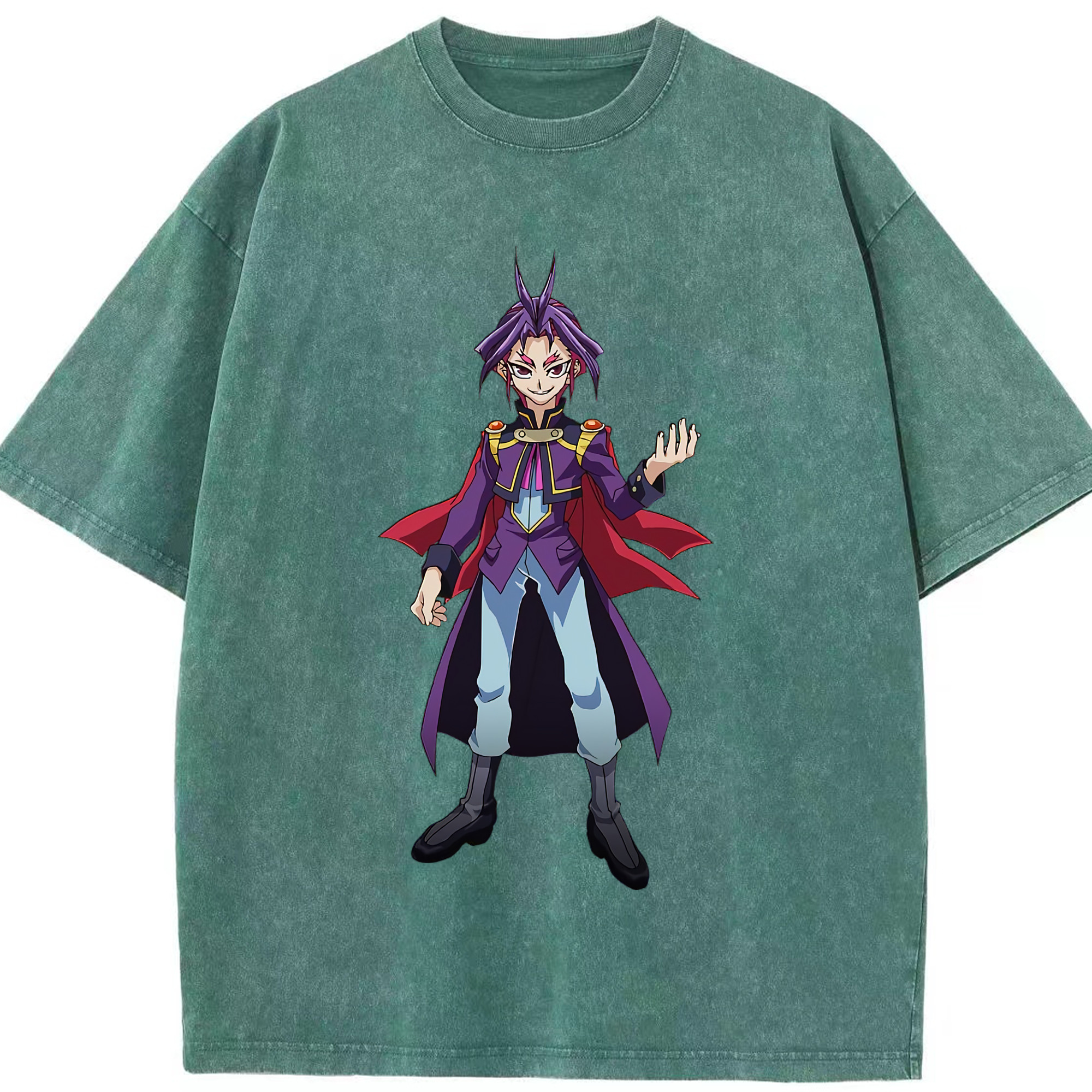 （画像用） 遊☆戯☆王 Yu-Gi-Oh! 綿100% ヴィンテージ風 半袖Tシャツ（フロントプリント）